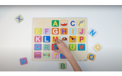 Rolf Puzzels - Puzzelserie van de a-Z spellen (kleine en grote letters), 2 stuks