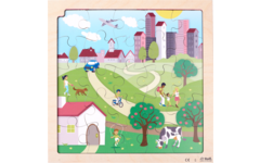 Rolf Puzzels - Groeipuzzel van toen tot straks, 86 stukjes