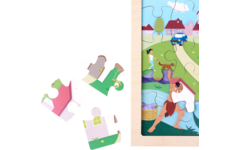 Rolf Puzzels - Groeipuzzel van toen tot straks, 86 stukjes