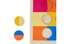 Rolf Puzzels - Reliëfpuzzel kleurenduo’s, 12 stukjes
