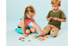Rolf Puzzels - Reliëfpuzzel kleurenduo’s, 12 stukjes