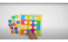 Rolf Puzzels - Reliëfpuzzel kleurenduo’s, 12 stukjes