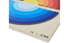 Rolf Puzzels - Reliëfpuzzel ontdek de grootte: zonsondergang, 19 stukjes