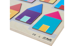 Rolf Puzzels - Reliëfpuzzelserie: ontdek de kleur en grootte, 2 stuk