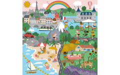 Rolf Puzzels - Puzzel landen Frankrijk, 81 stukjes