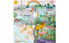 Rolf Puzzels - Puzzelserie landen, 4 stuks