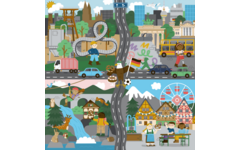 Rolf Puzzels - Puzzel landen Duitsland, 81 stukjes