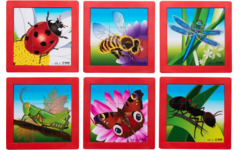 Rolf Puzzels - Puzzelserie insecten, kunststof