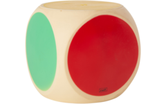 Rolf More - Dobbelsteen kunststof kleur 10 cm