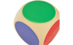 Rolf More - Dobbelsteen kunststof kleur 10 cm