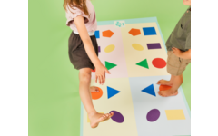 Rolf More - Mat Routes lopen, 100 x 200cm, vinyl