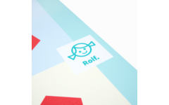 Rolf More - Mat Routes lopen, 100 x 200cm, vinyl