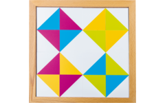 Rolf More - Geometrische vormenlotto driehoek