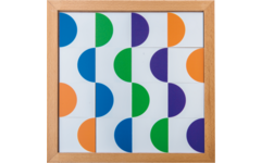 Rolf More - Geometrische vormenlotto halve cirkel