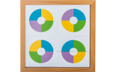 Rolf More - Geometrische vormenlotto kwart hoog