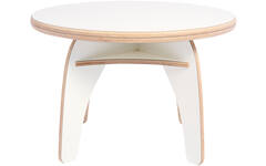 Rolf More - Ronde tafel, wit, hoogte C3 (59 cm)