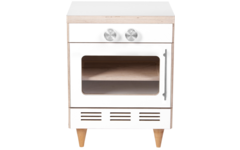 Rolf More - Oven wit met blank gelakte accenten