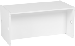 Rolf More - Bank Kuben kleuteruitvoering Wit gespoten 72x36x36cm ongemonteerd