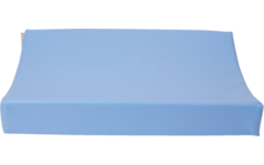 Rolf More - Poppen aankleedkussen 32 cm breed en 50 cm lang, blauw
