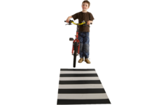 Speelmat zebra 65 x 150 cm met antislip