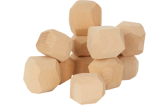 Stekkels set van 12 stuks, 6 medium en 6 large