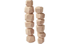 Stekkels set van 12 stuks, 6 medium en 6 large