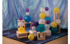 Stralende bouwstenen kleur, 12 stuks