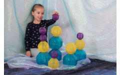 Stralende bouwstenen kleur, 12 stuks