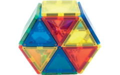 Magnetiles driekanten en vierkanten, 100 delig