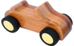 Auto's van bamboo, set van 4