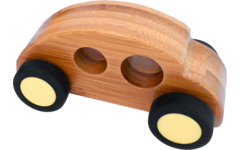 Auto's van bamboo, set van 4