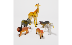 Dierentuindierenset, 6 stuks