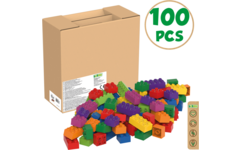 BiOBUDDi Education Big bouwblokken 100 stuks