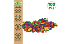 BiOBUDDi Education Big bouwblokken 100 stuks