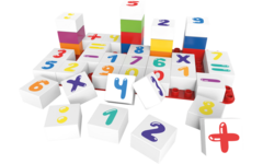 BiOBUDDi Education set letters, getallen en platen