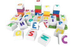 BiOBUDDi Education set letters, getallen en platen
