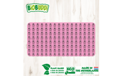 BiOBUDDi Education bouwplaat Flamingo Pink, 25,7 x 12,9 cm