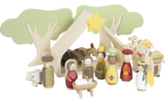 Small Foot - Houten Kerstkribbe Speelset
