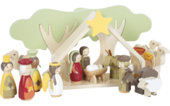 Small Foot - Houten Kerstkribbe Speelset