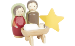 Small Foot - Houten Kerstkribbe Speelset