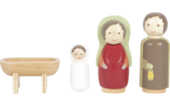 Small Foot - Houten Kerstkribbe Speelset