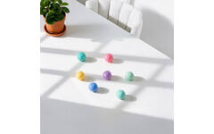 Coblo Pastel Knikkerbaan balletjes - 6 stuks