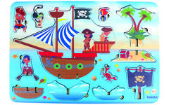 Avontuurpuzzel Piraten 3D