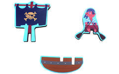 Avontuurpuzzel Piraten 3D