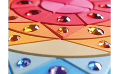 Grimm's - glitter mandala zon - puzzel - hout - set van 76