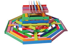 Grimm's - Leonardo Sticks - bouwset - hout - set van 100