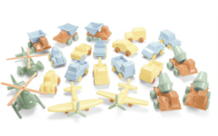 Voertuigen en vliegtuigen | gerecycled, pastel