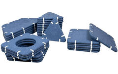 Bouwset educatie inöuqa, Blue Berry, set van 30 stuks