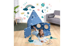 Bouwset educatie inöuqa, Blue Berry, set van 30 stuks