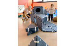 Bouwset educatie inöuqa, Blue Berry, set van 30 stuks